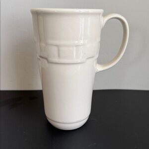 Longaberger Tall ivory Coffee Mug